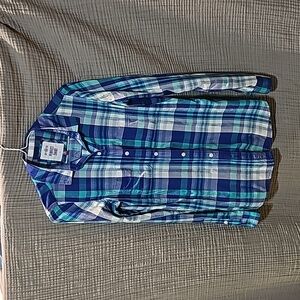 Lightweight LS plaid shirt